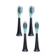 Beurer Насадки для зубних щіток Beurer SC 30/50 Premium Protection Plus, для чутливих ясен, 4 шт в комлекті, чорні (SC_30/50_PPP_4)