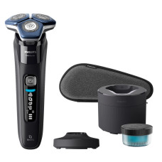 Philips Бритва електр. Philips роторна Series 7000, бритв.головок-3, Li-Ion, сух.+волог., тример,індикатор заряду, твердий чохол, синій (S7886/35)
