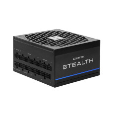 Chieftec Блок питания Stealth (1200W), >92%, 80+ Platinum, 135мм FDB, 1xMB 24pin(20+4), 2xCPU 8pin(4+4), 2xMolex, 10xSATA, 3xPCIe 8pin(6+2), 2xPCIe GEN5 16pin, Fully Modular (SPX-1200-FC)