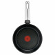 Tefal Frying pan Tefal Emotion+, 18 cm, stainless steel, bakelite, black (E3270144)