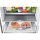 LG Refrigerator with bottom freezer, ref-277l, freez.-107l, 2doors, A++, inv., fresh zone, silver (GW-B509FNUW)