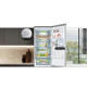 LG Refrigerator with bottom freezer, ref-277l, freez.-107l, 2doors, A++, inv., fresh zone, silver (GW-B509FNUW)