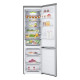 LG Refrigerator with bottom freezer, ref-277l, freez.-107l, 2doors, A++, inv., fresh zone, silver (GW-B509FNUW)