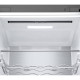 LG Refrigerator with bottom freezer, ref-277l, freez.-107l, 2doors, A++, inv., fresh zone, silver (GW-B509FNUW)