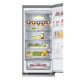 LG Refrigerator with bottom freezer, ref-277l, freez.-107l, 2doors, A++, inv., fresh zone, silver (GW-B509FNUW)