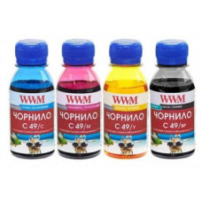 Чернила WWM CANON GI-490 100г*4 (BP/C/M/Y) (C49SET4-2)