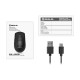 Мышка REAL-EL RM-460W Wireless/Bluetooth Black (EL123200048)