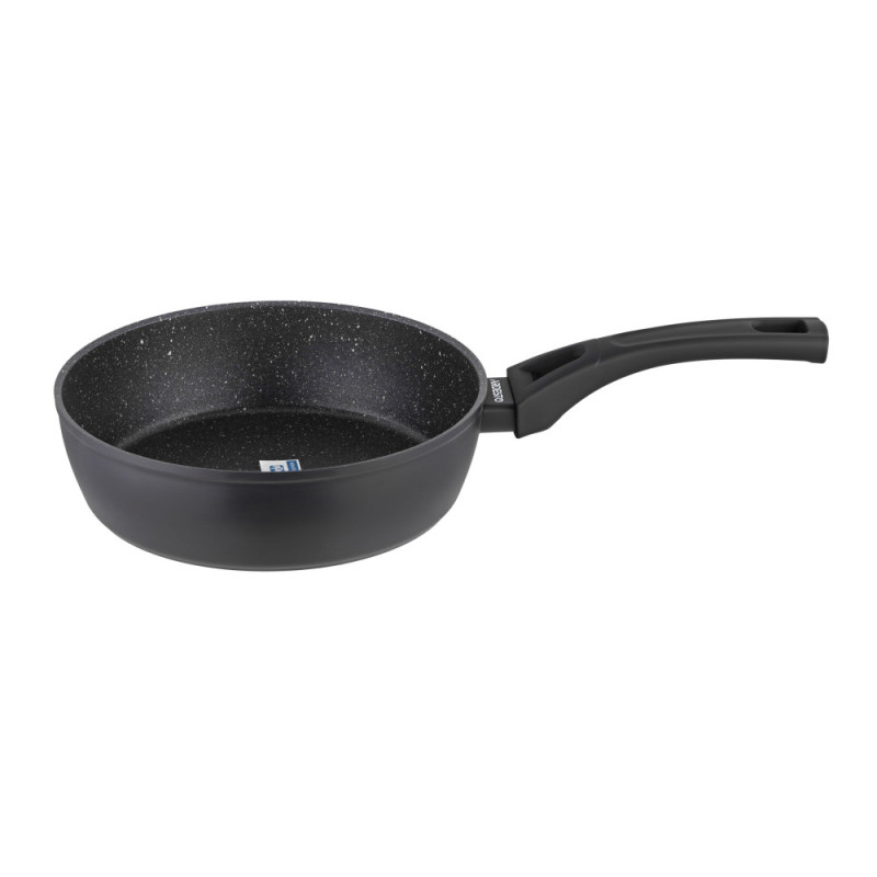 ARDESTO Deep Fry pan with lid Gemini Livorno, 24cm, aluminium, black (AR1224A)
