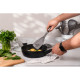 ARDESTO Deep Fry pan with lid Gemini Livorno, 24cm, aluminium, black (AR1224A)