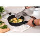 ARDESTO Deep Fry pan with lid Gemini Livorno, 24cm, aluminium, black (AR1224A)