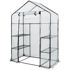 Neo Tools Folding greenhouse 195х143х73, 4 shelves, PVC film, transparent (15-902)