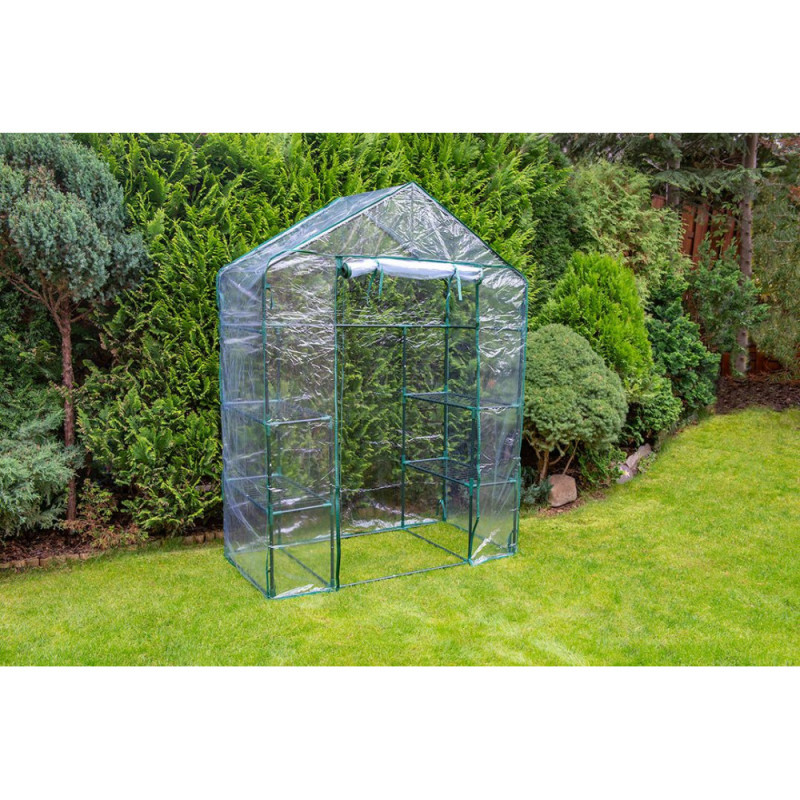 Neo Tools Folding greenhouse 195х143х73, 4 shelves, PVC film, transparent (15-902)