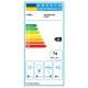 Faber Hood vertical, 80cm, 1169m3h, Tweet Ev8 Led Bk A80, black (330.0529.666)