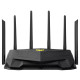 ASUS Router TUF-AX6000 4xGE LAN 1x2.5GE LAN 1x2.5GE WAN 1xUSB3.2 MU-MIMO OFDMA MESH gaming AURA RGB (90IG07X0-MO3C00)
