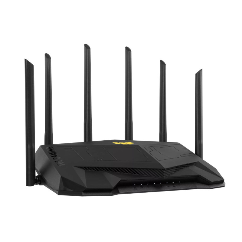ASUS Router TUF-AX6000 4xGE LAN 1x2.5GE LAN 1x2.5GE WAN 1xUSB3.2 MU-MIMO OFDMA MESH gaming AURA RGB (90IG07X0-MO3C00)