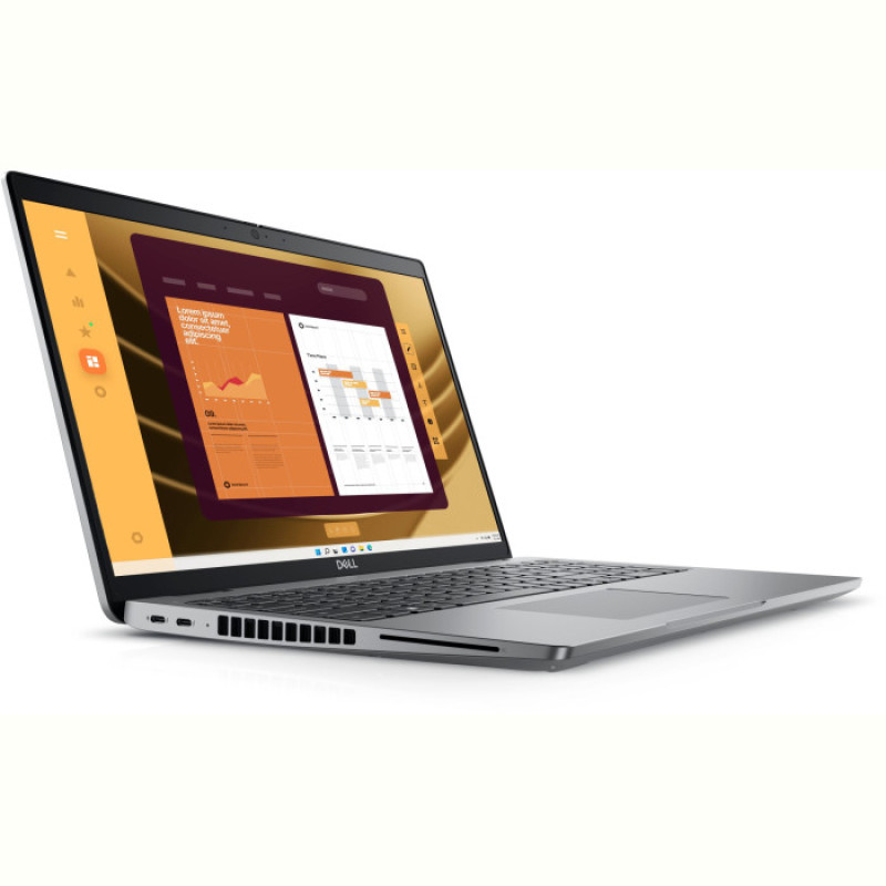 Ноутбук Dell Latitude 5550 (N015L555015UA_WP); 15.6" FullHD (1920x1080) IPS LED матовый , Intel Core Ultra 7 155U (1.7 - 4.8 ГГц) , RAM 16 ГБ , SSD 1 ТБ , Intel Graphics , без ОП , LAN , Wi-Fi , BT , веб-камера , Windows 11 Pro , 1.62 кг , серый , подсветка клавиатуры , сканер отпечатков пальцев
