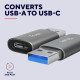 Trust adapter Calyx USB-C > USBA3.2, 2шт, black (25573_TRUST)