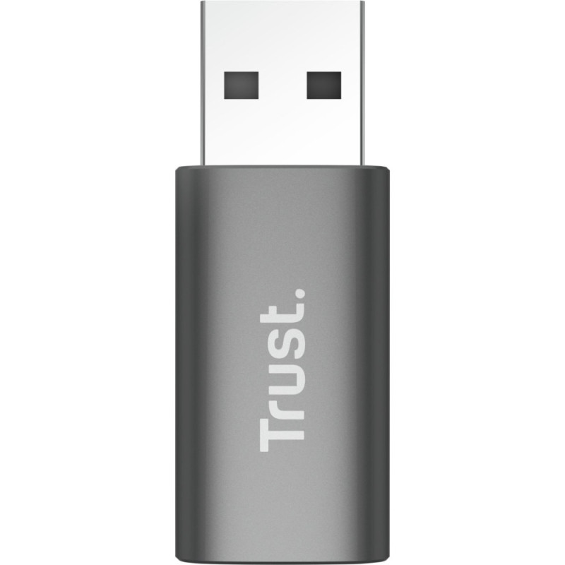 Trust adapter Calyx USB-C > USBA3.2, 2шт, black (25573_TRUST)