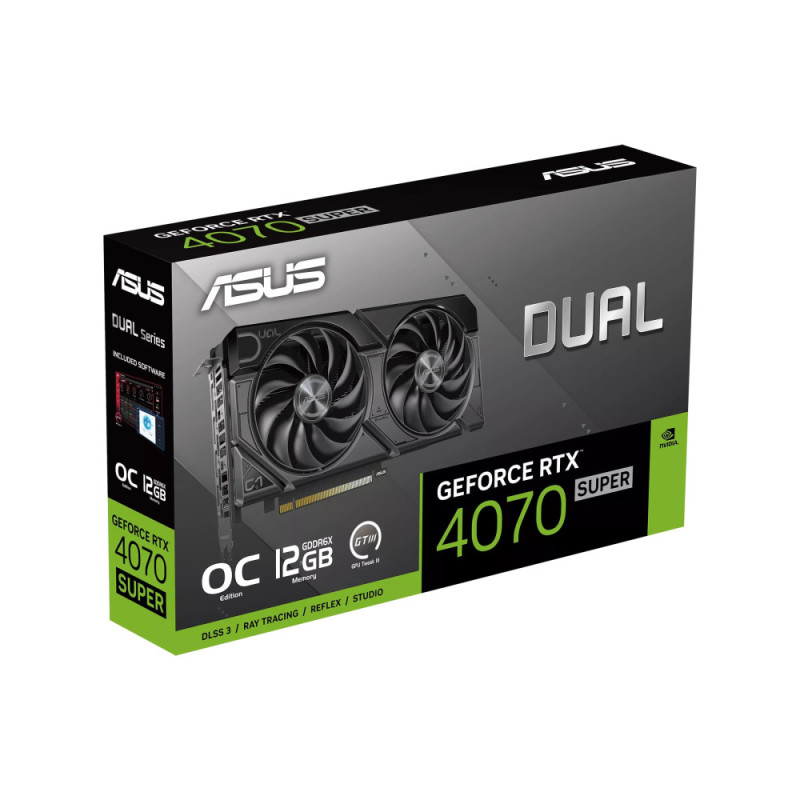 ASUS GeForce RTX 4070 SUPER 12GB GDDR6X OC EVO DUAL-RTX4070S-O12G-EVO