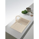 Franke Kitchen Sink Franke Sirius 2 tectonite, rectang., with drainboard, 780х500х200mm, bowl - 1, over-mounted, beige (143.0671.744)