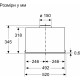 Bosch hood integrated, 52cm, 570m.cub/h, inox (DLN56AC50)