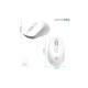 Мышка OfficePro M265W Wireless/Bluetooth Silent Click White (M265W)