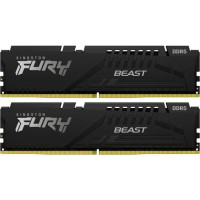Kingston Пам'ять ПК  DDR5 128GB KIT (64GBx2) 5600 FURY Beast (KF556C40BBK2-128)