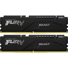Kingston Пам'ять ПК  DDR5 128GB KIT (64GBx2) 5600 FURY Beast (KF556C40BBK2-128)
