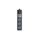 Сетевой удлинитель REAL-EL RS-3 USB CHARGE 1.8m, black (EL122500001)
