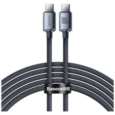 Дата кабель USB-C to USB-C 1.2m 100W black Baseus (CAJY000601)