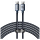 Дата кабель USB-C to USB-C 1.2m 100W black Baseus (CAJY000601)
