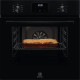 Electrolux Electrolux oven electrical, 65l, A, display, convection, telescopic rails, black (LOFGF00BK)
