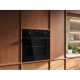 Electrolux Electrolux oven electrical, 65l, A, display, convection, telescopic rails, black (LOFGF00BK)