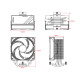 Кулер для процессора ID-Cooling FROZN A410 SE ARGB
