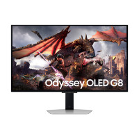 Samsung Монітор Samsung 32" Odyssey G80SD HDMI, DP, USB, Bluetooth, OLED, 3840x2160, 240Hz, 0.3ms, G-Sync Compatible (LS32DG800SZXUA)