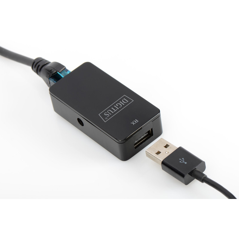 Digitus USB Extender, USB 2.0, 50 m for use with Cat5/5e/6 (UTP, STP or SFT) cable (DA-70141)
