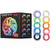 2E Набор нитей для 3D ручки 1,75 мм PCL (10 цв.*10м) (2E-L-BH010)