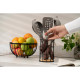 ARDESTO Cutlery stand Midori 11х11х17cm, metal, bamboo, black (AR0905B)