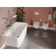 Deante Flush button slim for concealed systems, white (CST_A51P)