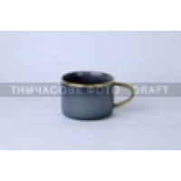 ARDESTO Mug Andria, 300ml, ceramics, blue-gray (AR2939MRG)