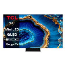 TCL Телевизор 75" MiniLED 4K 144Hz Smart Google TV Titan ONKYO sound (75MQLED80)
