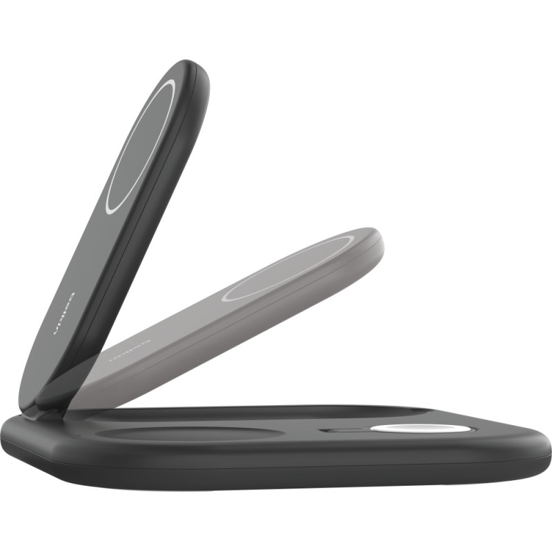 Belkin Зарядное устройство беспроводное 3в1 Magnetic Foldable iPhone/Watch/AirPods, Qi2 15Вт, черный (WIZ029VFBK)