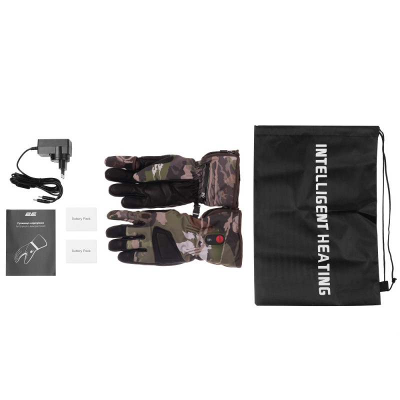2E Tactical Heated Gloves Hunter Camo, Size XL (2E-HGRHRXL-CM)