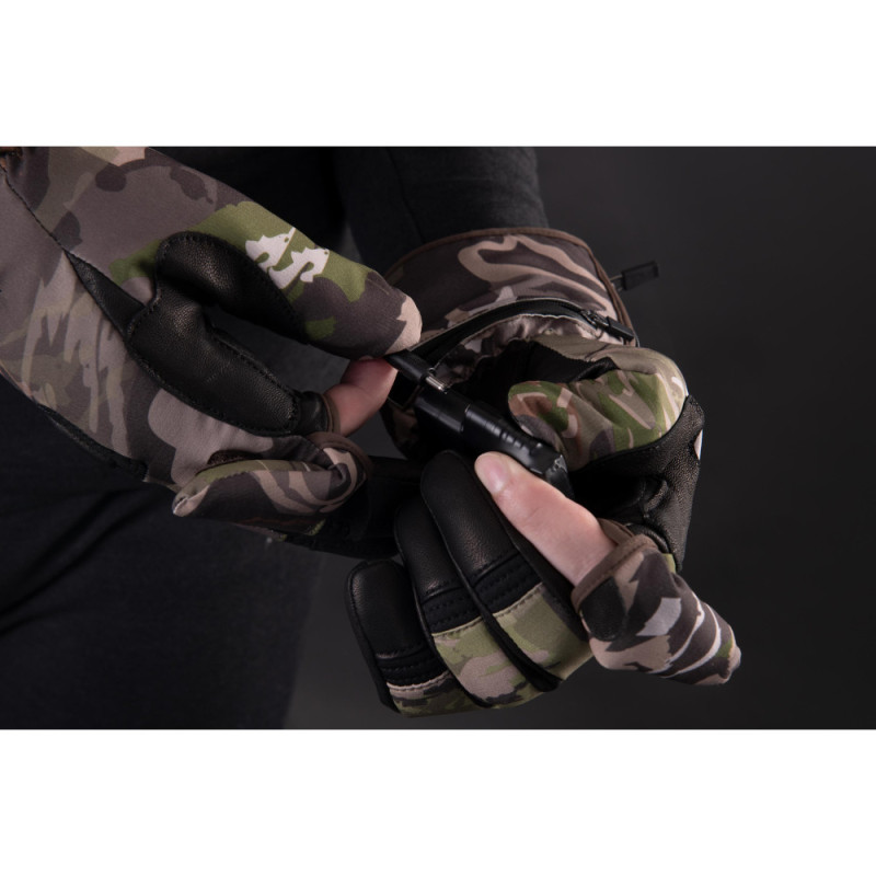 2E Tactical Heated Gloves Hunter Camo, Size XL (2E-HGRHRXL-CM)