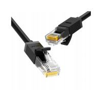 Патч-корд 0.5м, U/UTP Cat 6 CCA Lan Cable NW102 Black Ugreen (20158)