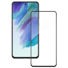 Стекло защитное ACCLAB Full Glue Samsung S21FE Black (1283126521683)