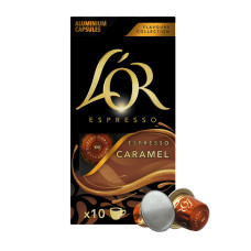 L`OR сoffe capsules Espresso Caramel, arabica 100%, 10pcs, Nespresso (8711000488225)