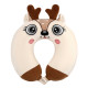 ARDESTO Neck pillow Travel Reindeer 30х30cm, polyurethane foam, white (ART3031NEP)