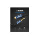 Кабель мультимедийный 3.5mm M to 3.5mm F 2.0m AV118 blue Ugreen (40675)