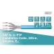 Digitus Кабель "витая пара" CAT 6A U-FTP, 305м, AWG 23/1, LSZH-1, Cca, синий (DK-1625-A-VH-305)